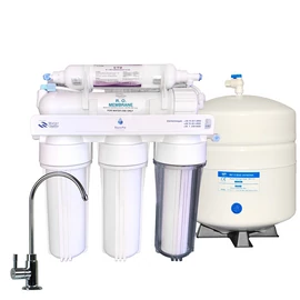 BlueClear-RO-100 fordított ozmózis elvű háztartási víztisztító berendezés csapteleppel