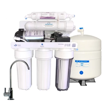 BlueClear-RO-100 fordított ozmózis elvű háztartási víztisztító berendezés csapteleppel
