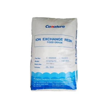 Canature erősen savas kationcserélő műgyanta élelmiszeripari minőség, 25 l / zsák
